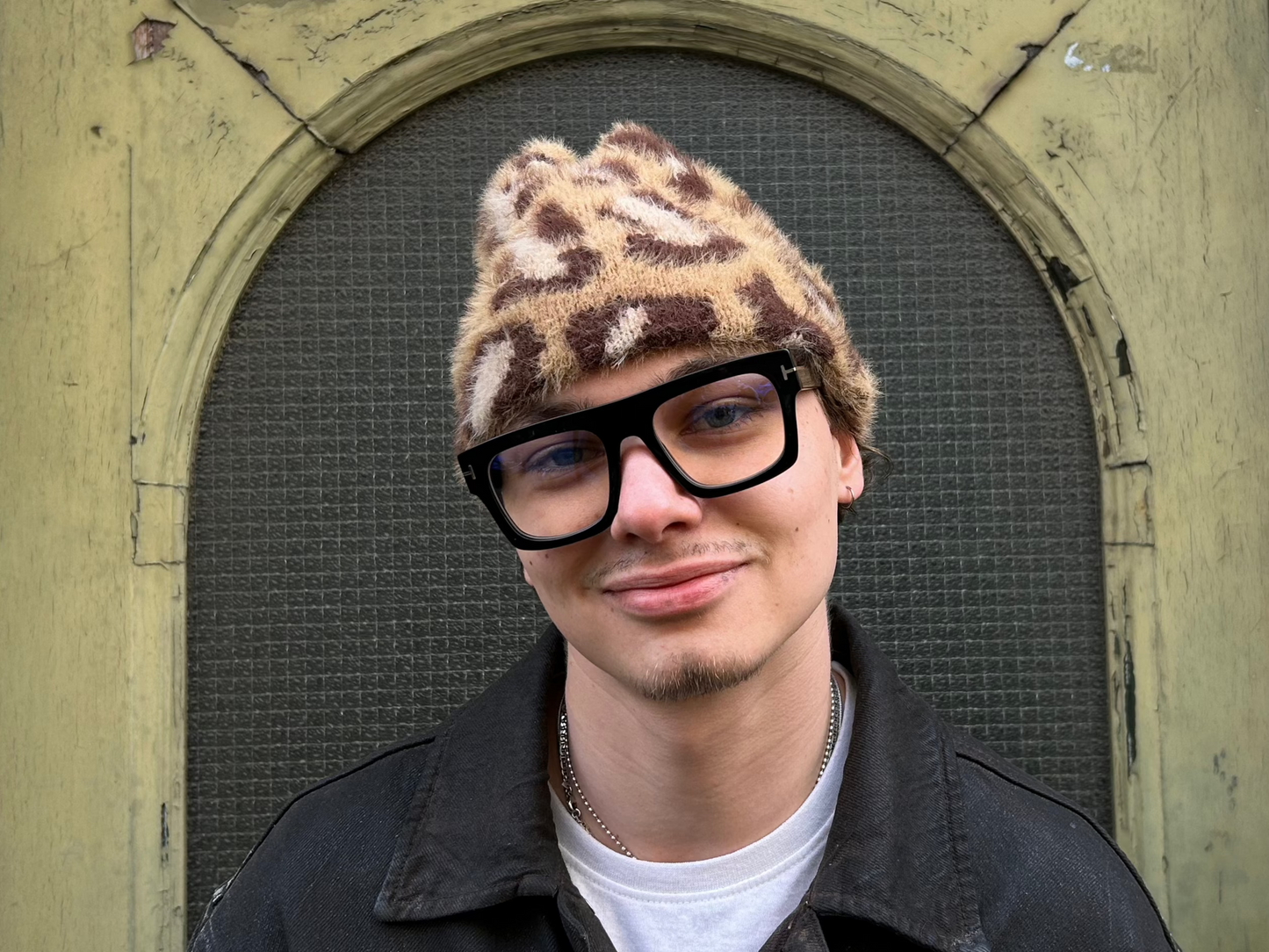 Handmade Leopard Beanie