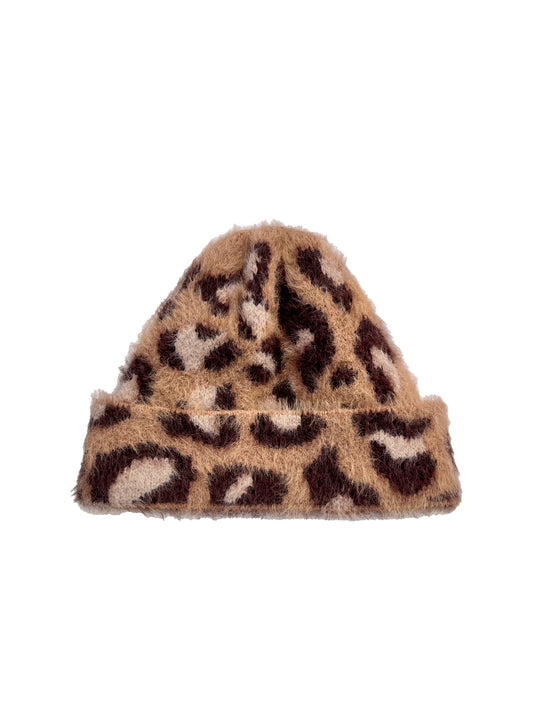 Handmade Leopard Beanie